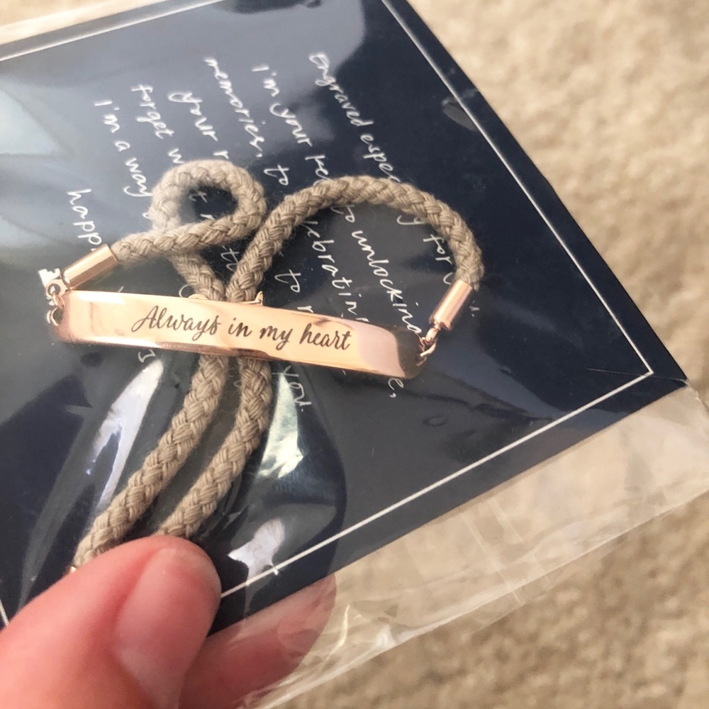 Keep Collective Rose Gold pulley bracelet